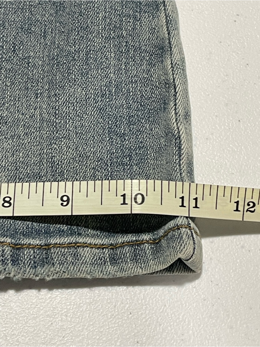Judy Blue Retro Stretch! Mid Rise Tinted Pin Tack Detail Flare Jeans Sz 15 / 32 - Picture 16 of 16